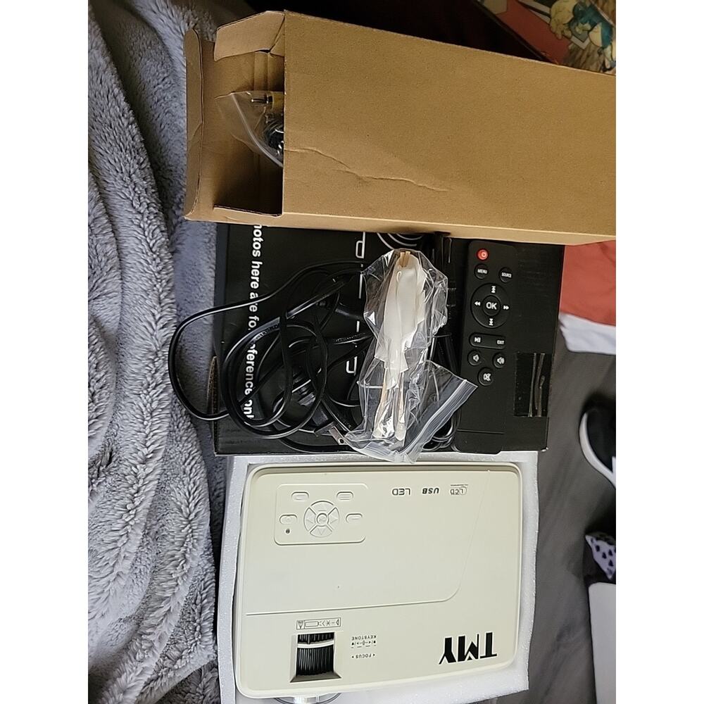 NEW TMY Mini WiFi Projector, 1080P HD Portable, Outdoor Movie Projector PJ1431